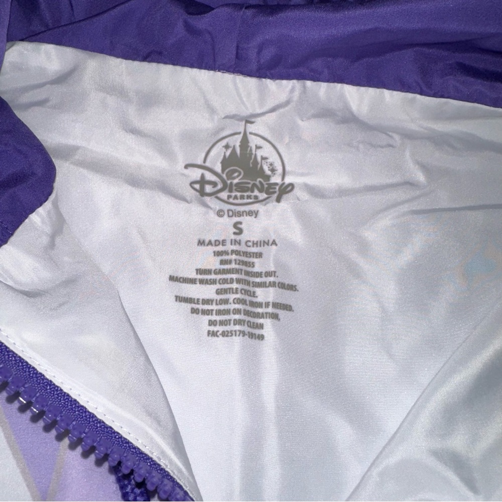 Disney Parks purple wall Tomorrowland jacket size small - Picture 4 of 5